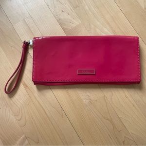 Cole Haan hot pink clutch